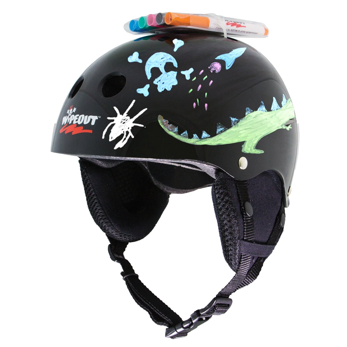 Wipeout Youth Dry Erase Winter Snow Helmet by Wipeout