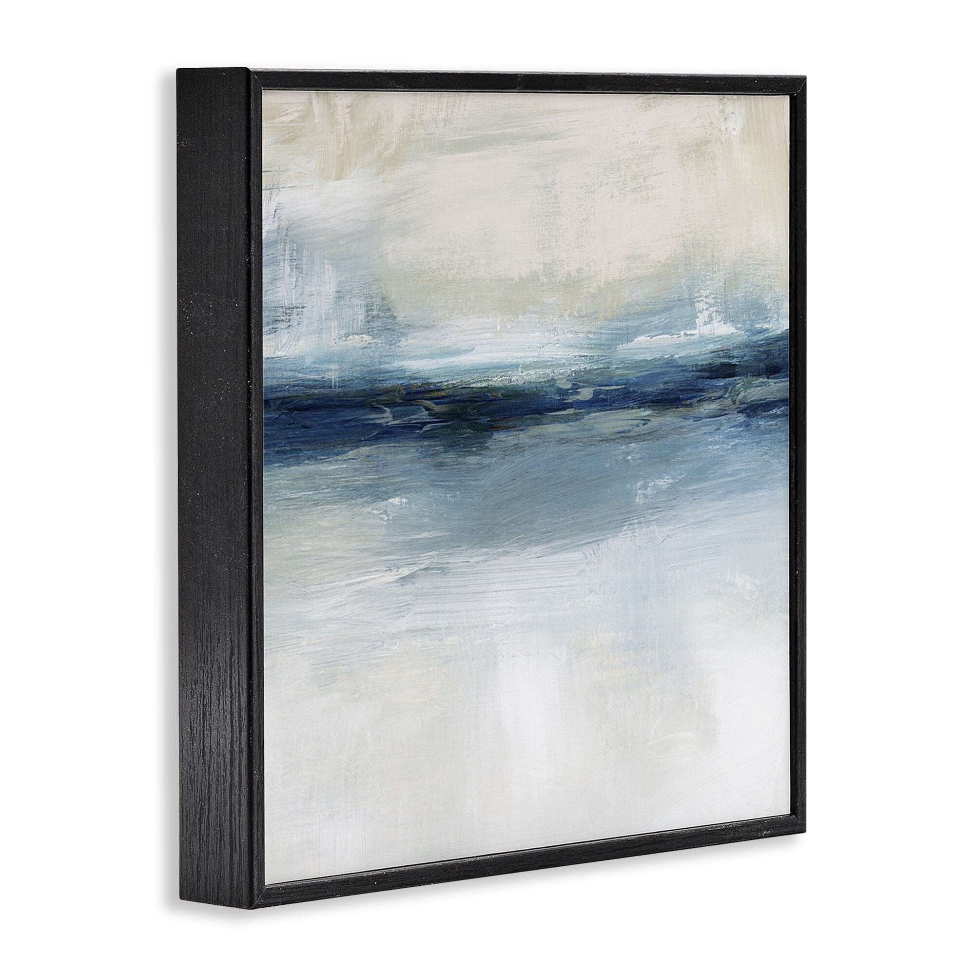 Stupell Industries Timeless Nautical Gloomy Sea Horizon Line ,12 x 12, Design by Nina Blue