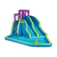 thumbnail image 2 of Kahuna 90793 Twin Falls Outdoor Inflatable Splash Pool Backyard Water Slide Park, 2 of 7