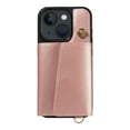 thumbnail image 2 of ELEHOLD Wallet Case for iPhone 13, PU Leather Flip Case with Crossbody & Wrist Strap,Full Protection Case with Card Slots & Kickstand,Rosegold, 2 of 7