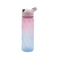 thumbnail image 1 of Cateissary Water Bottle 600ml Portable Plastic Leak-proof Milk Reusable Juice with Handle Work Drinking Cup Kettle Drinkware Fitness Cocina y Comedor Gradiente azul rosa, 1 of 6