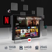 Digiland 10.1 Inch Android 15 Tablet, 10GB Ram 64GB Rom, 8+13MP Dual Camera, 6000 mAh Battery Tablet Computer