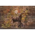 thumbnail image 3 of Murdock, Ramona 14x11 Black Modern Framed Museum Art Print Titled - Moose Meadow, 3 of 5