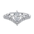 thumbnail image 2 of CHOK Jewelry Ring Copper Color Separation Inlaid Zircon Ring Fashion Trend Ring Jewelry, 2 of 4