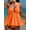 Orange, variant on 2026 New Sexy Bikini Two-Piece Swimsuit Women's Hanging Neck Strap Beach Vacation Swimwear Nylon Fabric with Chest Pad