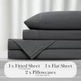 thumbnail image 3 of Stylish Pleated Hem 21-inch Extra Deep Pocket Comfortable Microfiber Sheet Set by Southshore Fine Linens, 3 of 9