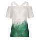 thumbnail image 3 of Puntoco 2024, tops a la moda de verano para mujer, tops informales con hombros descubiertos y encaje, tops de manga corta de ajuste Regular, tops con cuello en V, 3 of 4
