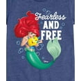 thumbnail image 3 of Disney Princess - Ariel and Flounder Fearless and Free - Girls Fitted Short Sleeve T-Shirt, 3 of 5