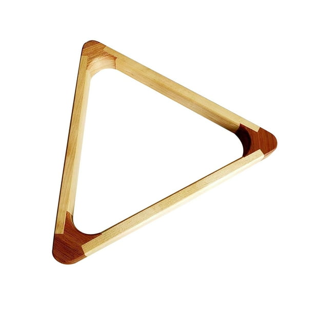 Estante para bolas triangulares de billar, tamaño de regulación, bolas de billar, mesas de billar, estante para bolas de billar para casas, juego de Sunnimix Estante Triángulo