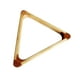 thumbnail image 1 of Estante para bolas triangulares de billar, tamaño de regulación, bolas de billar, mesas de billar, estante para bolas de billar para casas, juego de Sunnimix Estante Triángulo, 1 of 8