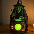 thumbnail image 4 of Halloween Witch Cauldron Lamp with Spooky Lighting for Home Decoration and Night Light, 4 of 4