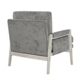 thumbnail image 6 of Pemberly Row Contemporary Chenille Accent Chair in Brownish Gray, 6 of 12