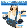 thumbnail image 2 of Arm Sling for Shoulder Injury Rotator Cuff Torn Wrist and Elbow Surgery, Arm Sling Adjustable Padded Elbow Dislocation and Sprain Brace, Shoulder Immobilizer Sling for Men&Women Arm Support Str, 2 of 8