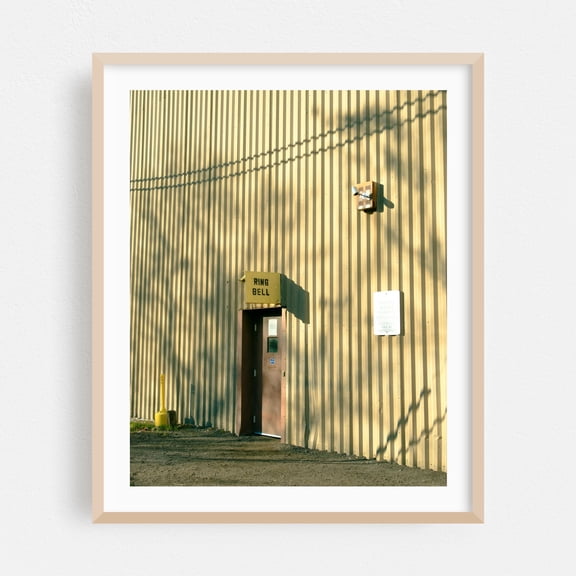 Riverside Industrial, Buffalo 02 - Buffalo New York Photography Oak Framed Wall Art Print 24 x 30 inches