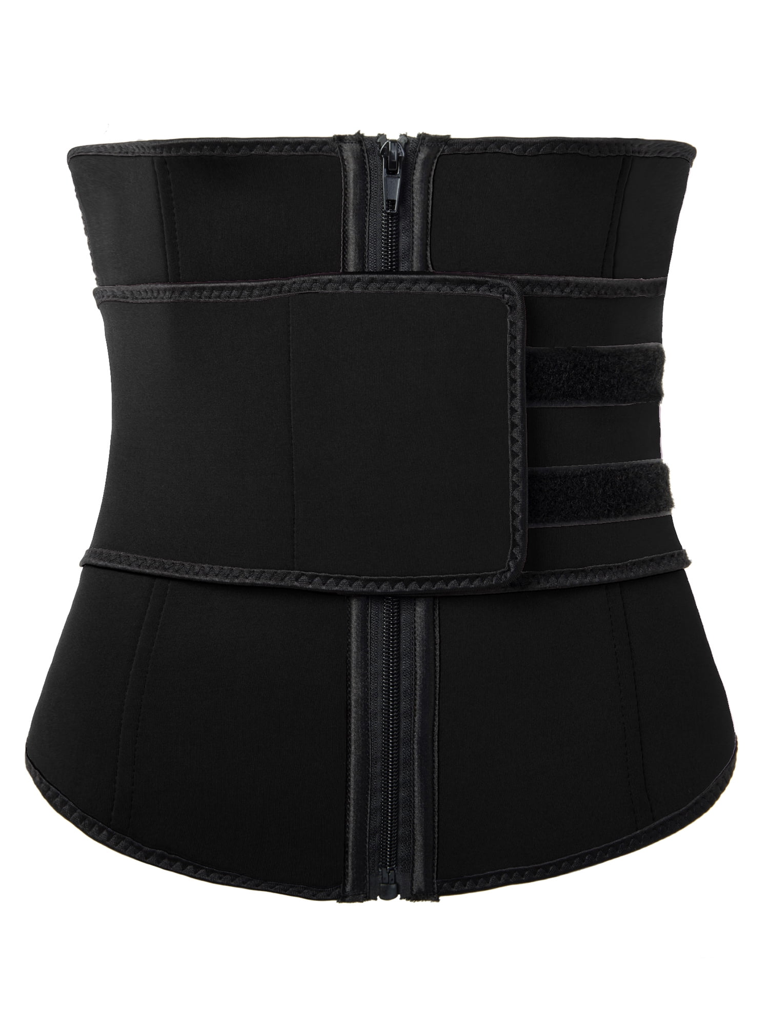 ALONG FIT Neoprene Sweat Sauna Vest for Women Weight Loss with Adjustable Waist Trainer Trimmer Belt