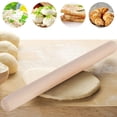 thumbnail image 4 of Teigroller, Pastry Pizza Rolling Pin Baking Tool Kitchen Utensils 29cm Home Solid Wood Cake, 4 of 8