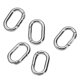 thumbnail image 3 of 5 Piezas Mosquetones de Anillos Ovalados de Resorte Ganchos de Resorte de Aleación de Zinc de 1 Pulgada Clips de Resorte de Metal para Accesorios de E Argén, 3 of 8