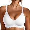 thumbnail image 2 of Bras for Women No UnderwireGJC Baeitkot Women's Solid Color Push-up Breathable Adjustable Shoulder Strap Bra, 2 of 5