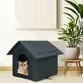 thumbnail image 5 of Outdoor Cat Shelter With Cozy Cushion Insulated And Easy To Clean Design For Stray Animals 45 X 40 X 45 Cm, 5 of 8