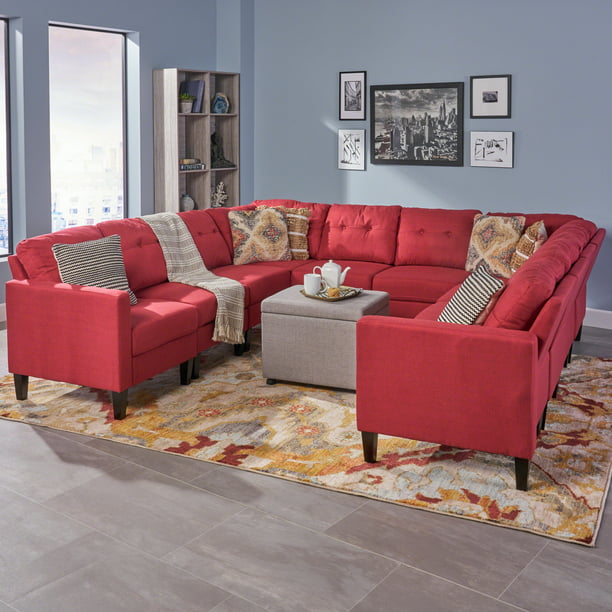 Marsh Mid Century Modern U Shaped, Customize Your Sectional Sofa