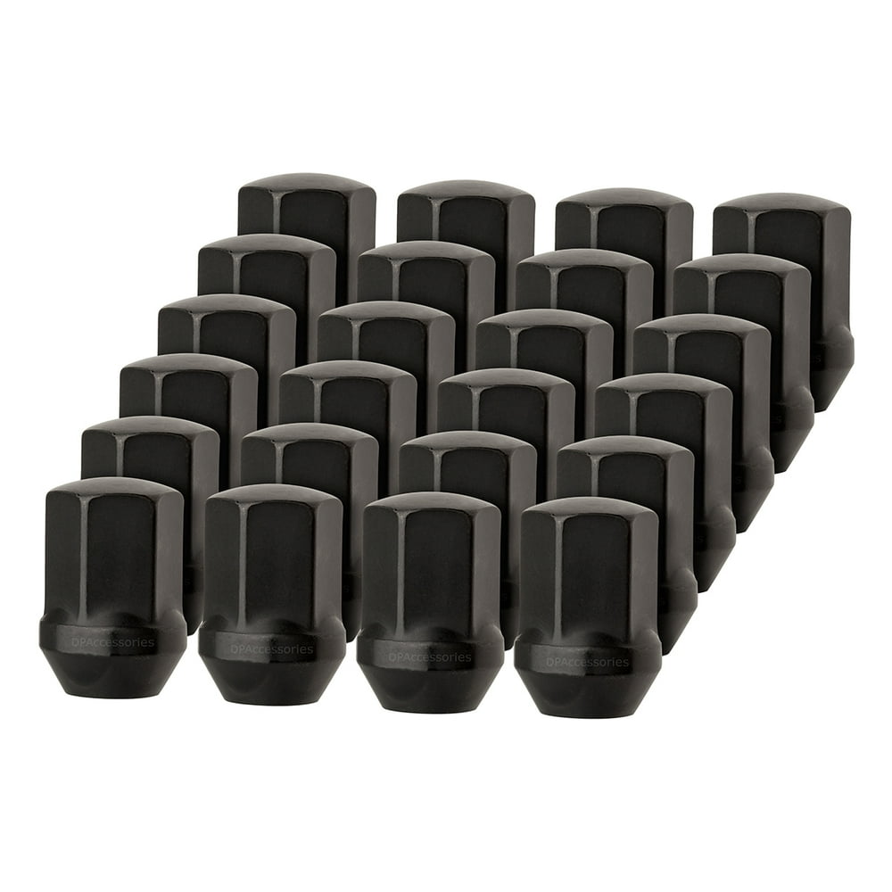 24 Black Lug Nuts for Chrysler 300 Dodge Charger Challenger Replaces