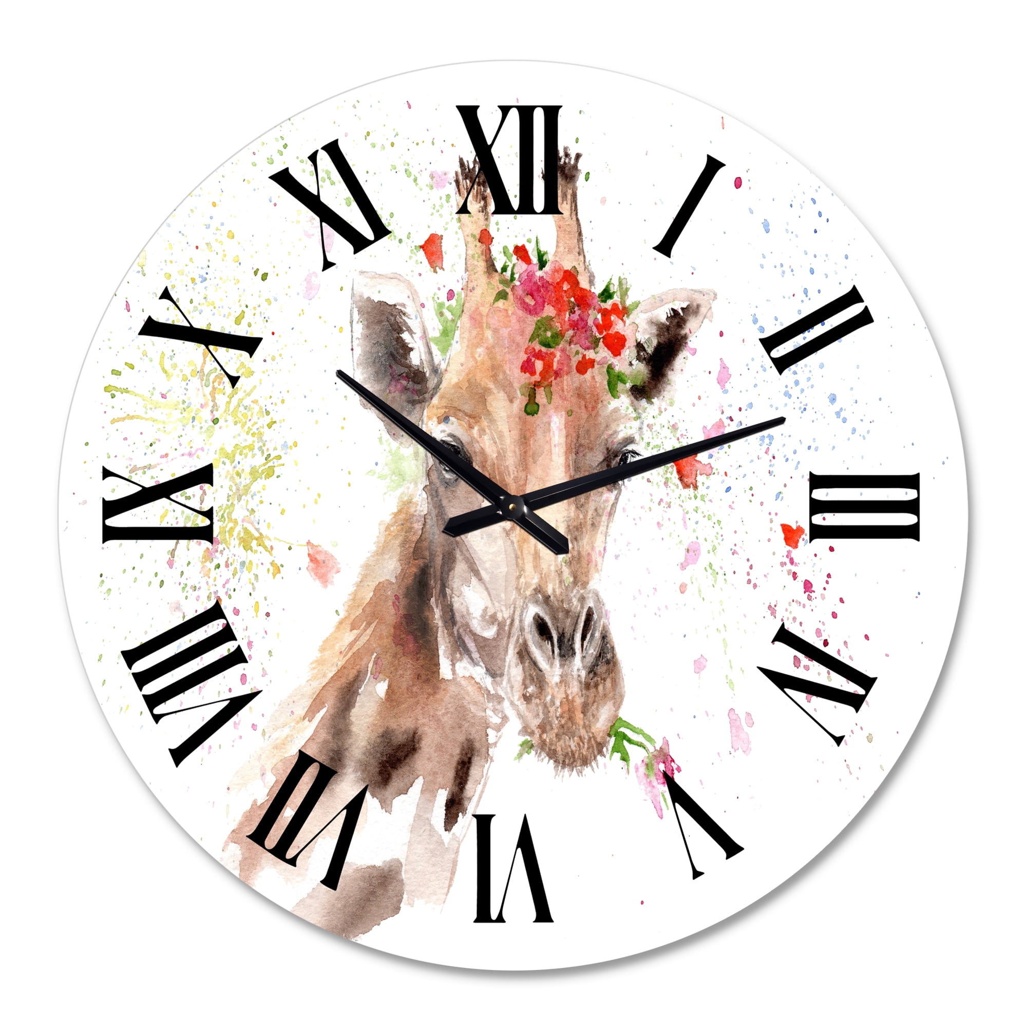 Designart 1 in Farmhouse Wall Clock
