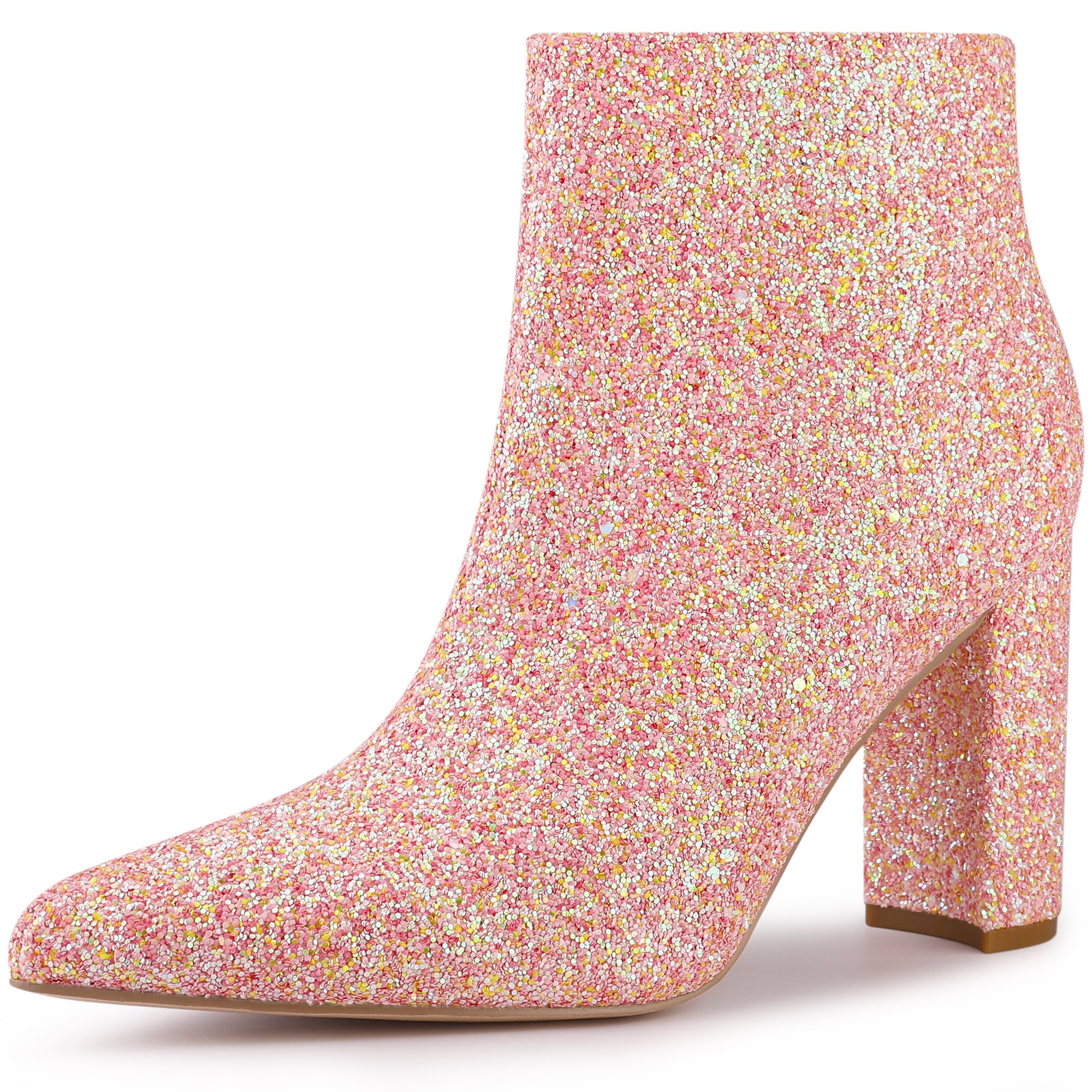 Womens Sparkly Ankle Boots