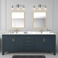 thumbnail image 2 of SUPERHUNTER 20.75"W x 6"D x 9.375"H Brushed Nickel Finish 3-Light Vanity Light with 4-Piece Bathroom Sets, 2 of 2
