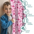 thumbnail image 3 of Blackout Kids Curtains,Pink Breast Cancer Childrens Insulated Curtains Set Of 2,Bedroom Essentials,Toddler Room Decor 42"x63", 3 of 5