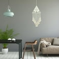 thumbnail image 5 of FUEENIRVA Macrame Cotton Rope Woven Wall Decor Bohemia Style Hanging Tapestry for Living Room, 5 of 6