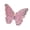 Pink, variant on Hair Clip Rhinestones Inlaid Gradient Mesh Yarn 3D Butterfly Decor Side Bang Hair Pin Fairy Girl Hair Accessories
