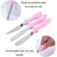 thumbnail image 3 of ensemble De Spatules Glaage Spatules En Acier Inoxydable Gteaux En Plastique Pour La Propagation De La Crme, La Dcoration De Gteaux, Le Glaage D, 3 of 5