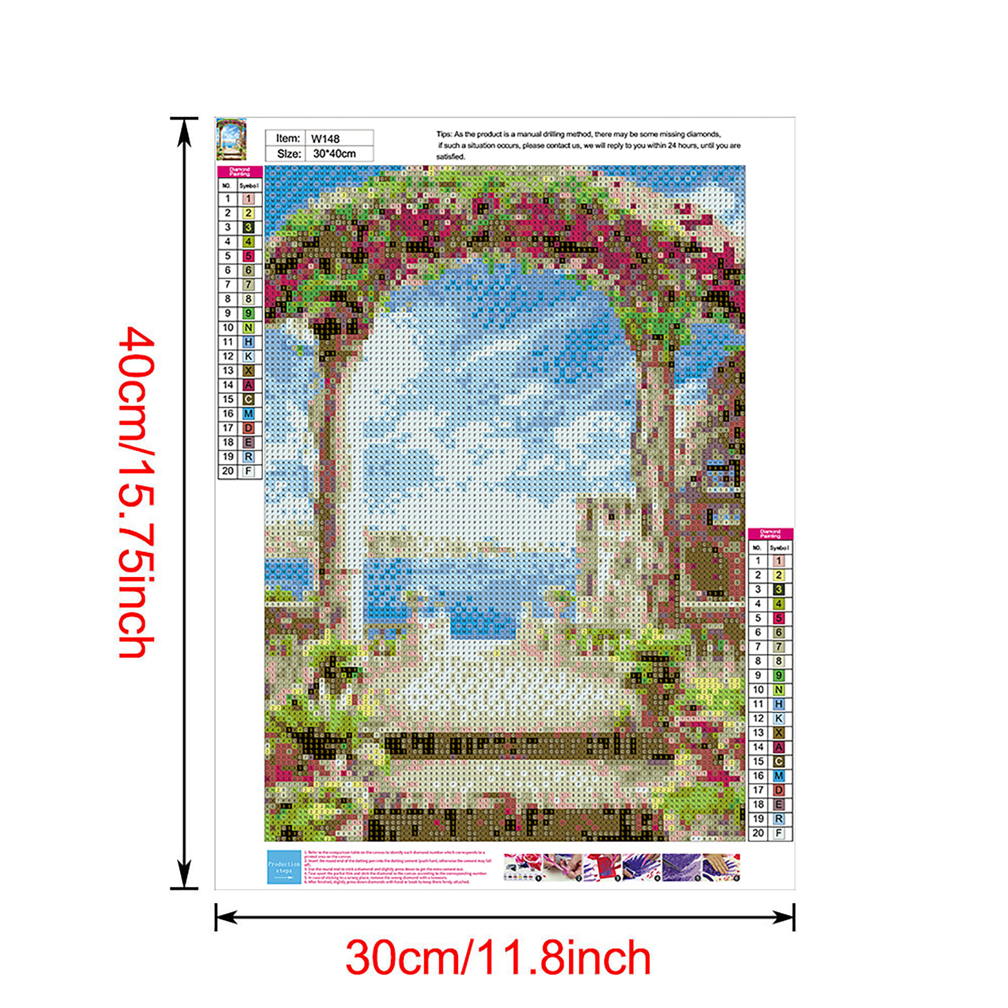 Yipa Landscape Diamond Painting Arts Crafts Sewing Embroidery Cross Stitch Kits 5d Diamond Painting Full Drill Round Rhinestone By Number Kit Creative Diy Gifts Walmart Com Walmart Com