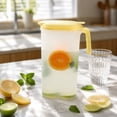 thumbnail image 4 of High Borosilicate Glass Cold Water Bottle 1.6L | Heat Resistant Pitcher 304 Stainless Steel Lid | Non-Drip Spout for Hot & Cold Beverages | Dishwasher Safe Large Carafe, 4 of 6