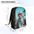thumbnail image 4 of Easygdp Stylish Dog in Denim Outfit Mochila Versátil y Elegante: Comodidad, Almacenaje y Durabilidad para la Universidad, Trabajo, Viajes y Uso Diario, 4 of 8