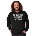thumbnail image 5 of Id Rather Be With Dog Sarcastic Pet Hoodie Sweatshirt Women Men Brisco Brands S, 5 of 6