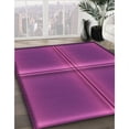 thumbnail image 3 of Ahgly Tapis Rectangulaire Lavable en Machine Intérieur Transitionnel Moyen Violet Rouge Rose, 5 Pieds x 8 Pieds, 3 of 7