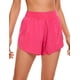 thumbnail image 1 of Shorts CRZ YOGA tiro medio con abertura 4" secado rápido rosa XL, 1 of 3