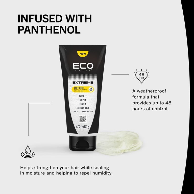 ECO STYLE GEL Extreme Stiff Hold 6 OZ with Panthenol - Walmart.com