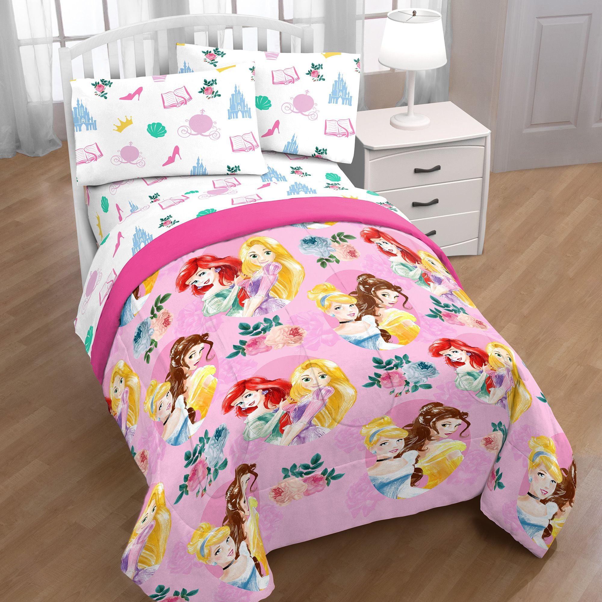 Disney Princess Disney Princess 4 Piece Bed in a Bag, Twin with