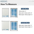 thumbnail image 5 of Keego Cordless Roller Shades for Window Mini 90% Blackout Roller Blinds for Window Doors Custom Gray, 26"W x 48"H, 5 of 6