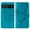 Blue, variant on Pixel 6 Wallet Case,Embossed Butterfly PU Leather Credit Card Holder Slots Full Body Protection Kickstand Flip Folio Shockproof TPU Phone Cover For Google Pixel 6,Lightpurple