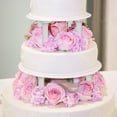 thumbnail image 3 of Greenadscape 8pcs Round Cake Columns White Plastic Decorative for Baker's Events, 3 of 8