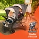 thumbnail image 4 of Baby Trend Sit N' Stand Double Stroller 2.0 and 2 EZ-Lift 35 Plus Car Seat Combo Set for Toddler & Infant, with 5 Point Safety Harness, Modern Khaki, 4 of 5