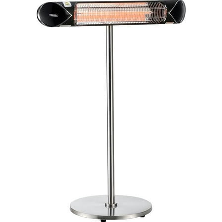 35.37 in. 1500W Infrared Patio Heater with Remote Control, Free Standing