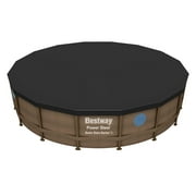 Bestway Round PVC 16 Pool Cover for Above Ground Pro Frame Pools (Cover Only)