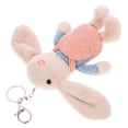 thumbnail image 2 of Llavero de conejito de peluche, llavero de Animal encantador, llavero de conejo, llavero colgante, colgante de bolsa, 2 of 5