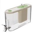 thumbnail image 2 of Plastic Drink Dispenser, Large Capacity Beverage Container With Built-In Spigot and Sealing Lid, for Home Kitchen and Party Use, Green, 2 of 7