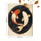 thumbnail image 3 of Qisvanset Framed Canvas Wall Art 12x16 Inch Yin Yang Koi Fish Japanese Zen Feng Shui Art, 3 of 5
