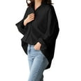 thumbnail image 5 of ZANZEA Women Turn-Down-Collar Casual Long Sleeve Button Cuffs OL Blouse, 5 of 6